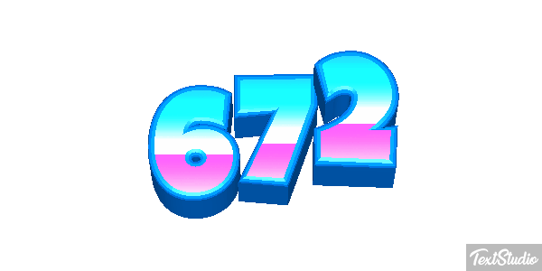 672 Tekst effect