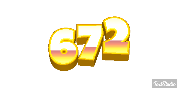 672 Tekst effect