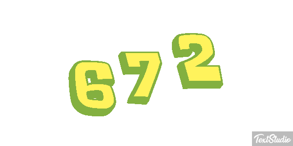 672 Tekst effect