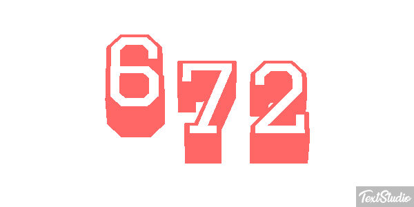 672 Tekst effect