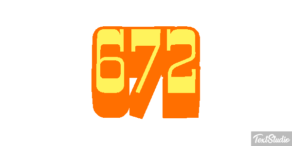 672 Tekst effect