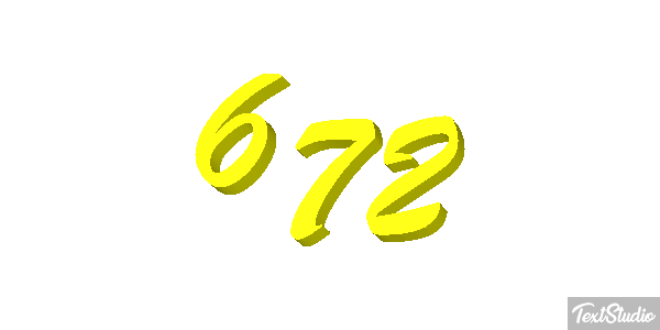 672 Tekst effect