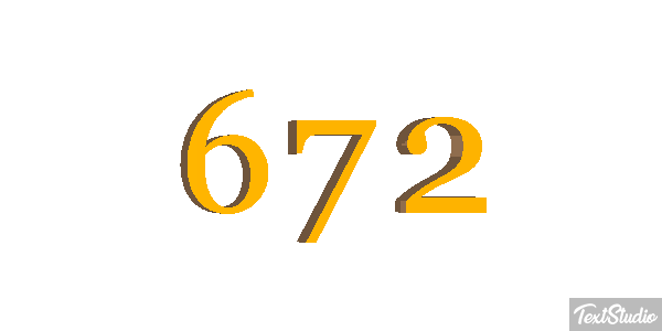 672 Tekst effect