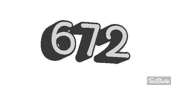 672 Tekst effect