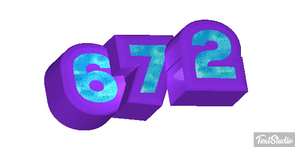 672 Tekst effect