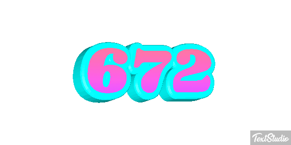 672 Tekst effect