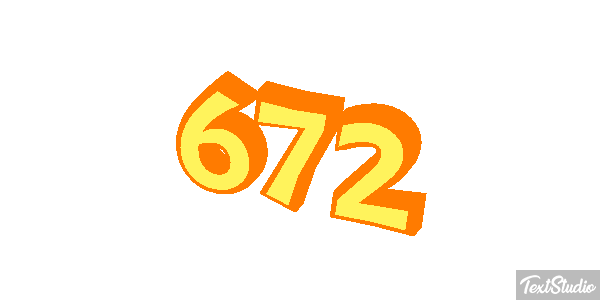 672 Tekst effect
