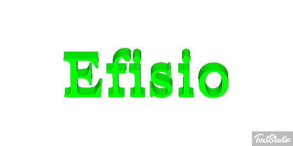 Efisio Effetto testo