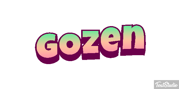 Gözen Tekst effect