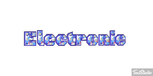 Electronic Tekst effect
