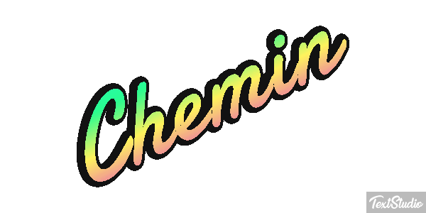Chemin テキスト効果