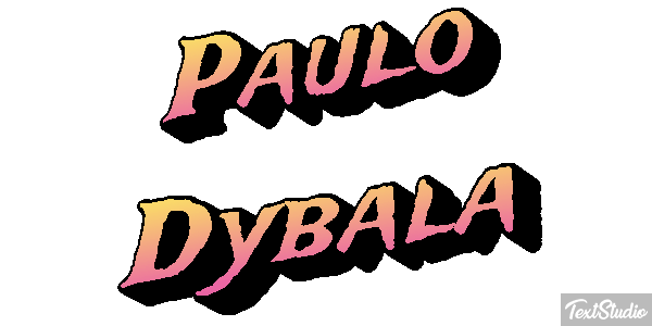 Paulo Dybala Effet de texte