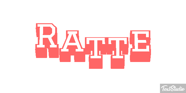 Ratte Effet de texte