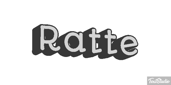 Ratte Effet de texte