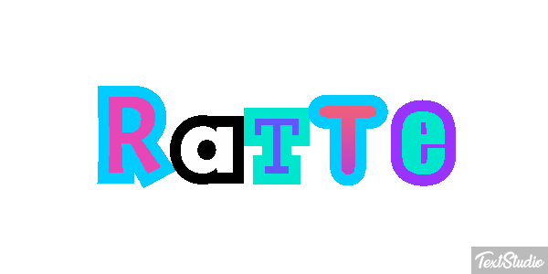 Ratte Effet de texte