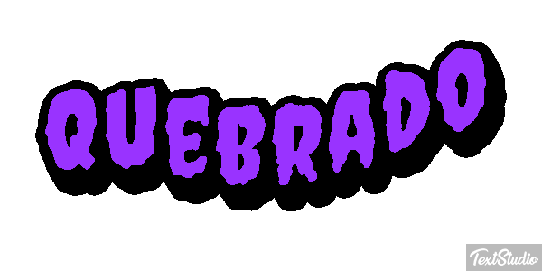 Quebrado Texteffekt