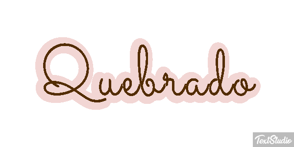 Quebrado Texteffekt