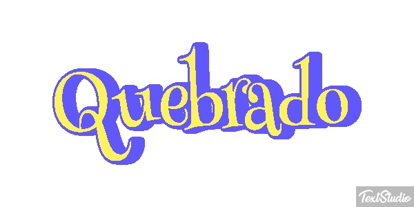 Quebrado Texteffekt