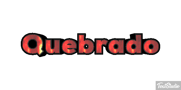 Quebrado Texteffekt