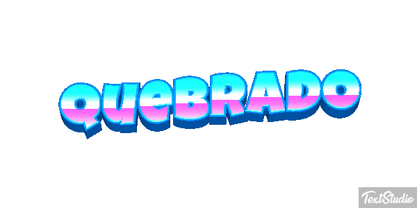 Quebrado Texteffekt
