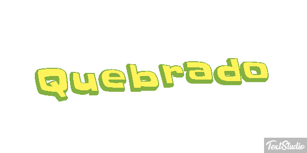 Quebrado Texteffekt
