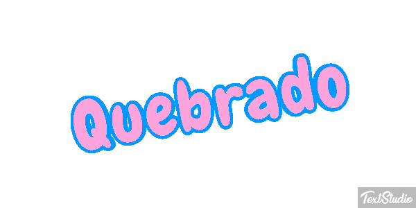 Quebrado Texteffekt