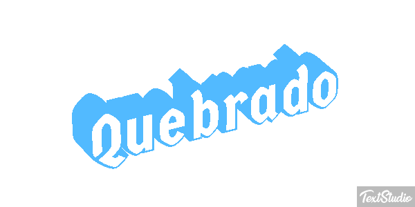 Quebrado Texteffekt