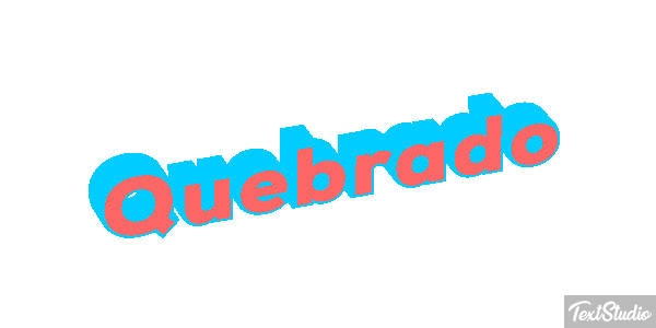 Quebrado Texteffekt