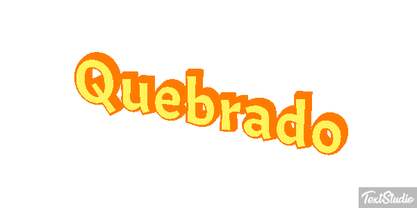 Quebrado Texteffekt