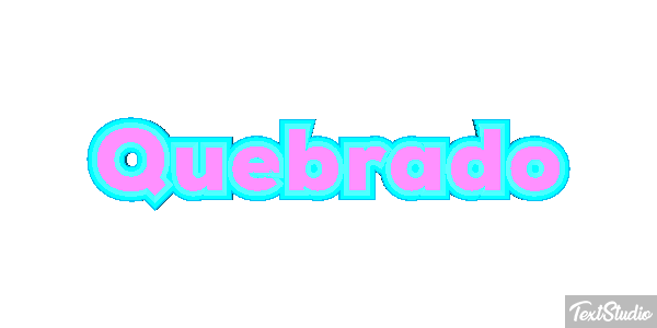 Quebrado Texteffekt