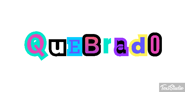 Quebrado Texteffekt