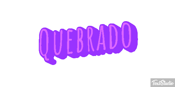 Quebrado Texteffekt