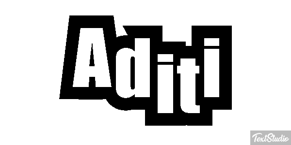 Aditi Texteffekt
