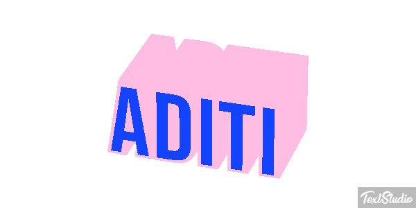 Aditi Texteffekt