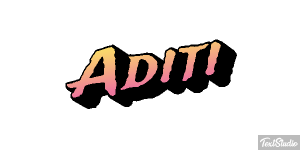 Aditi Texteffekt