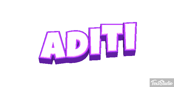 Aditi Texteffekt