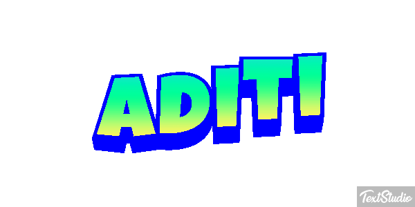 Aditi Texteffekt