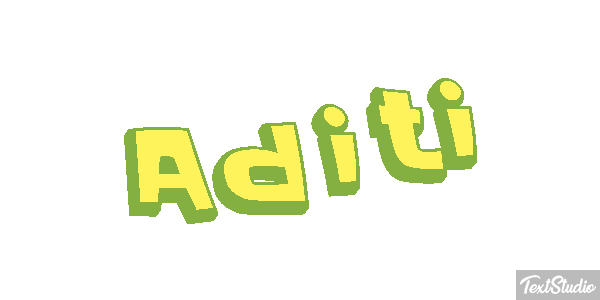 Aditi Texteffekt