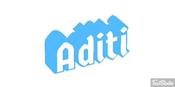 Aditi Texteffekt