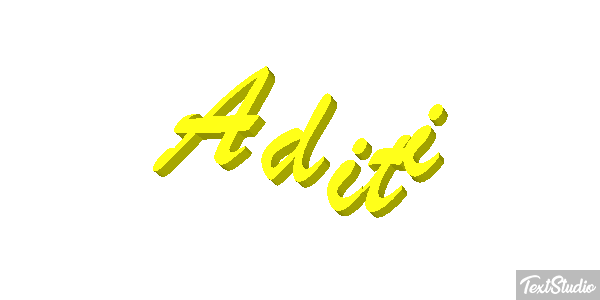 Aditi Texteffekt