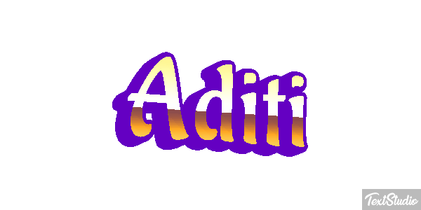 Aditi Texteffekt