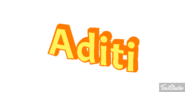 Aditi Texteffekt