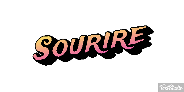 Sourire Effet de texte
