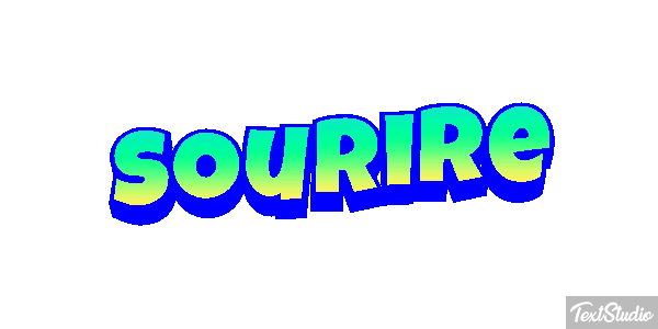 Sourire Effet de texte