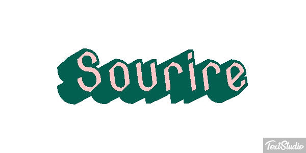 Sourire Effet de texte