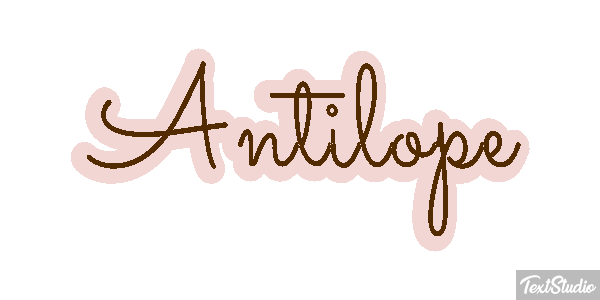 Antílope Текстовый эффект