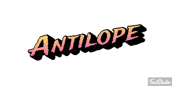 Antílope Текстовый эффект