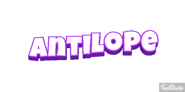 Antílope Текстовый эффект