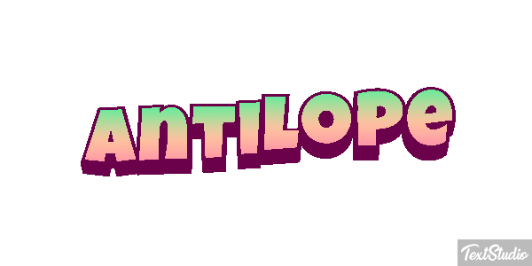 Antílope Текстовый эффект