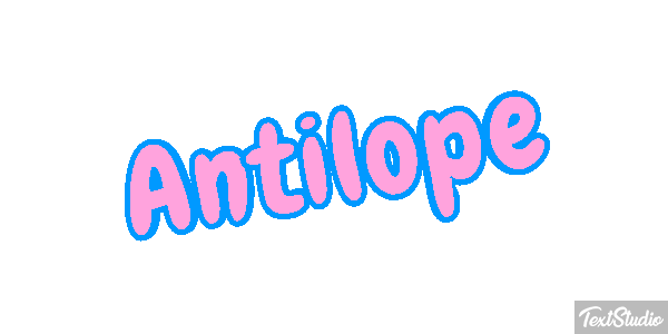 Antílope Текстовый эффект